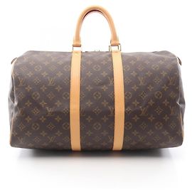Borsa Boston Louis Vuitton Keepall 45 Monogram Marrone