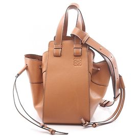 Loewe Hammock Drawstring Bag Brown