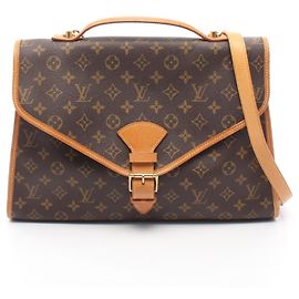 Louis Vuitton Beverly Monogram Handbag Brown