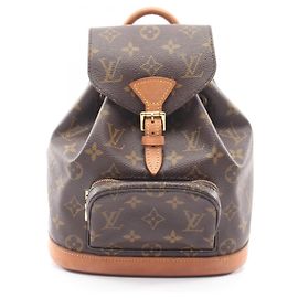 Louis Vuitton Mini Montsouris Rucksack/Handtasche Braun