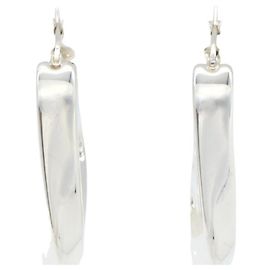 Orecchini Twist Triangle Bottega Veneta Argento