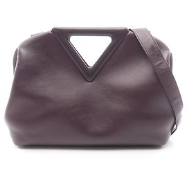 Borsa a Spalla 2-Way Point Medium Bottega Veneta Porpora