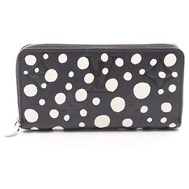 Louis Vuitton LV x YK Zippy Monogram Empreinte Wallet Black White