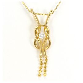 Autre Marque Collana in oro giallo 18K con diamante D'oro