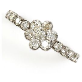 Autre Marque 18K Weißgold Diamantring Golden