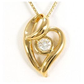 Autre Marque Collana in oro giallo 18K con diamante D'oro