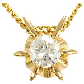 Autre Marque Collana in oro giallo 18K e diamanti D'oro