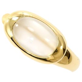 Autre Marque 18K Gelbgold Mondstein Ring Golden