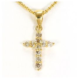 Autre Marque Collana in oro giallo 18K con diamante D'oro