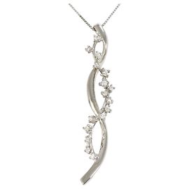 Autre Marque Collana in oro bianco 18K e diamanti D'oro