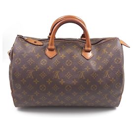 Louis Vuitton Speedy 35 Monogram Canvas Marron Monogramme
