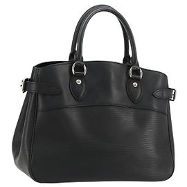 Sac à main LOUIS VUITTON Epi Passy PM Noir M59262 LV Auth 165283A Noir