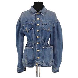 Veste en coton bleue Ulla Johnson Taille S Bleu