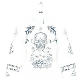 Pull Alexander McQueen en coton blanc M Blanc