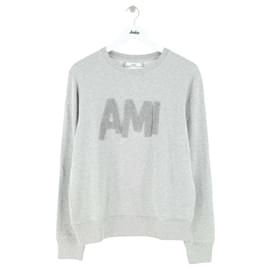 Ami Grauer Pullover Grau