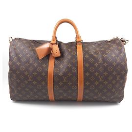 Louis Vuitton Keepall 55 Monogram Canvas Marrom Monograma