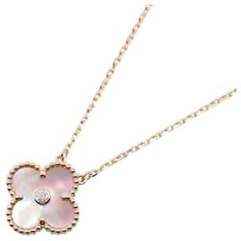 Collier Vintage Alhambra Van Cleef & Arpels Rose Doré Autre