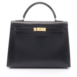 Hermès Hermes Kelly 32 Handbag Black