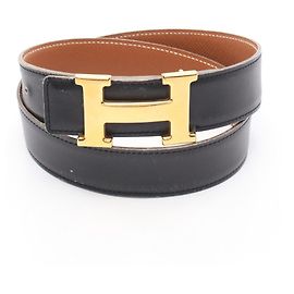 Hermès Hermes Constance H-Belt Brown Black