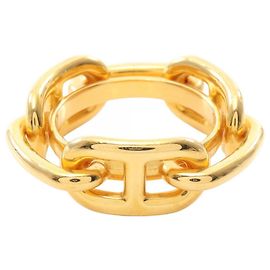 Hermès Hermes Chaine d'Ancre Sciarpa Accessorio Anello D'oro