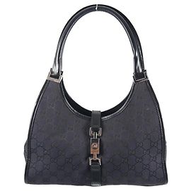 Gucci Jackie Bardot Borsa Nero