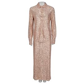 Tom Ford Pink Sequin Suit - Elegant IT40-44 Size S Pre-owned Other
