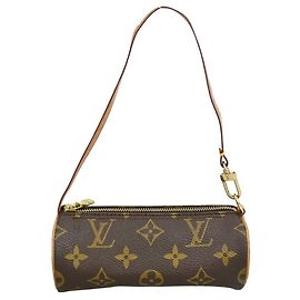 Louis Vuitton Papillon Pochette Monogram Canvas Mini Marron