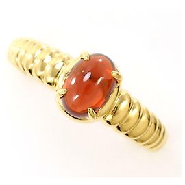 Autre Marque 18K Gelbgold-Ring mit Granat Golden