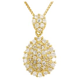 Autre Marque Collana in oro giallo 18K e diamanti D'oro