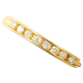 Autre Marque 18K Gelbgold-Ring mit Diamant Golden