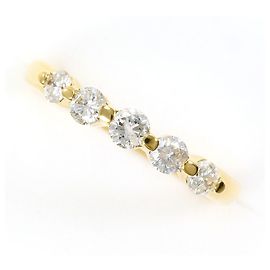 Autre Marque 18K Gelbgold-Ring mit Diamant Golden