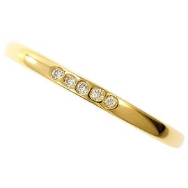 Autre Marque 18K Gelbgold-Ring mit Diamant Golden