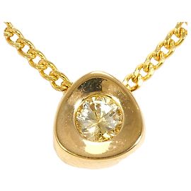 Autre Marque Collar de oro amarillo de 18K con diamante Dorado