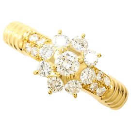Autre Marque 18K Gelbgold Diamantring Golden