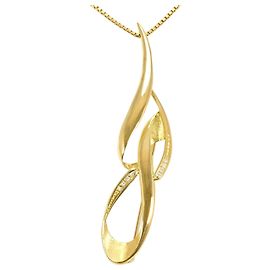 Autre Marque Collana in oro giallo 18K con diamante D'oro