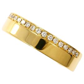 Autre Marque 18K Gelbgold-Ring mit Diamant Golden