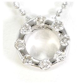 Autre Marque Collier en or blanc 18K avec diamant Doré