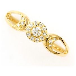 Autre Marque 18K Gelbgold Diamantring Golden