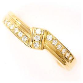 Autre Marque 18K Gelbgold-Ring mit Diamant Golden