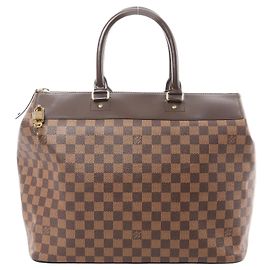 Bolso Louis Vuitton Greenwich PM Damier Ebene Marrón N41163 Roja