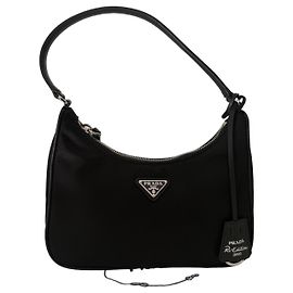 Prada Re-Edition 2005 Borsa in Nylon Nero Nero