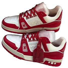 Louis Vuitton Rivoli MM Baskets - Blanc et Rouge Blanc Rouge