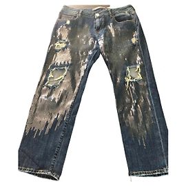 Vaqueros Boyfriend Guess con Lentejuelas Azul
