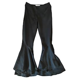 Autre Marque Vivienne Hu schwarze Schlaghose Schwarz