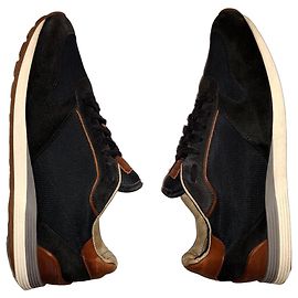Brunello Cucinelli Baskets pour Homme Marron Bleu foncé
