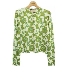 Cardigã Gucci Bege Verde