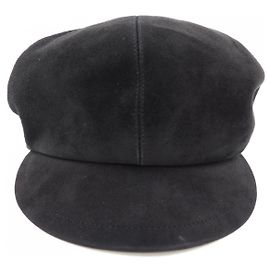 Boné de couro Christian Dior 85PAR921G704 Preto