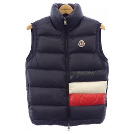 Moncler SOVEX C0104 Down Vest Blue Navy blue