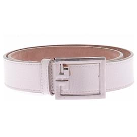Givenchy 4G leather belt white White