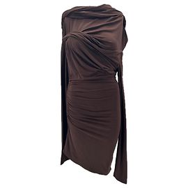 Autre Marque Robe marron ENTIRE STUDIO en viscose S Marron
